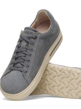 Birkenstock Bend Low Basalt Gray Suede Leather Narrow Width Shoe